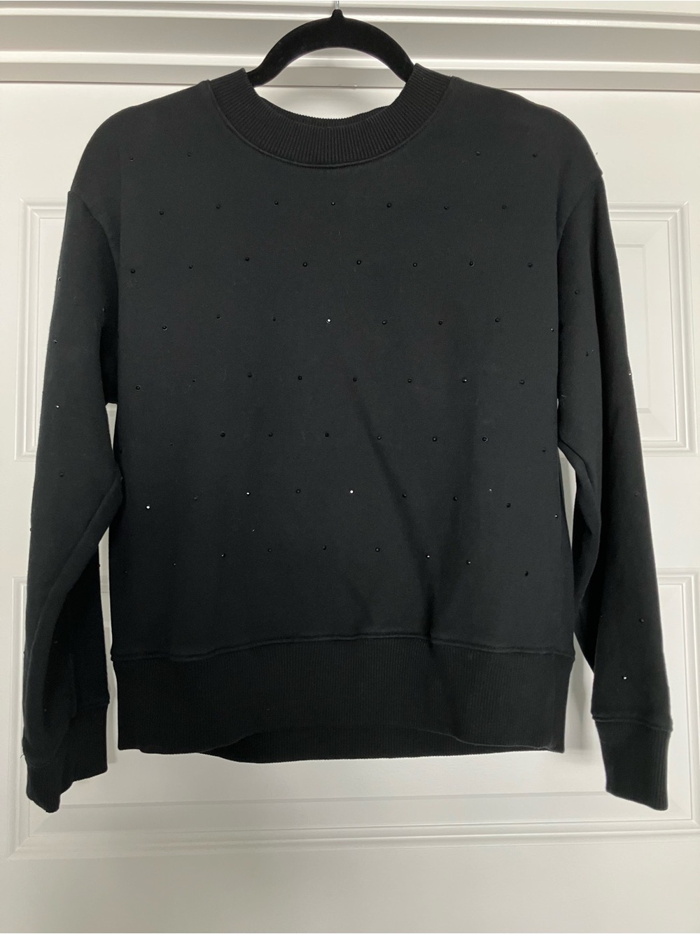A New Day Long Sleeve Pullover Black Sweater Women XS 2026-608